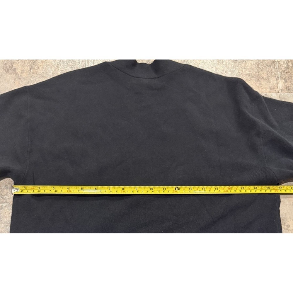 Good American Black Knit V-Neck Sweater Pullover Women's S/M Cozy Chic - Picture 5 of 6
